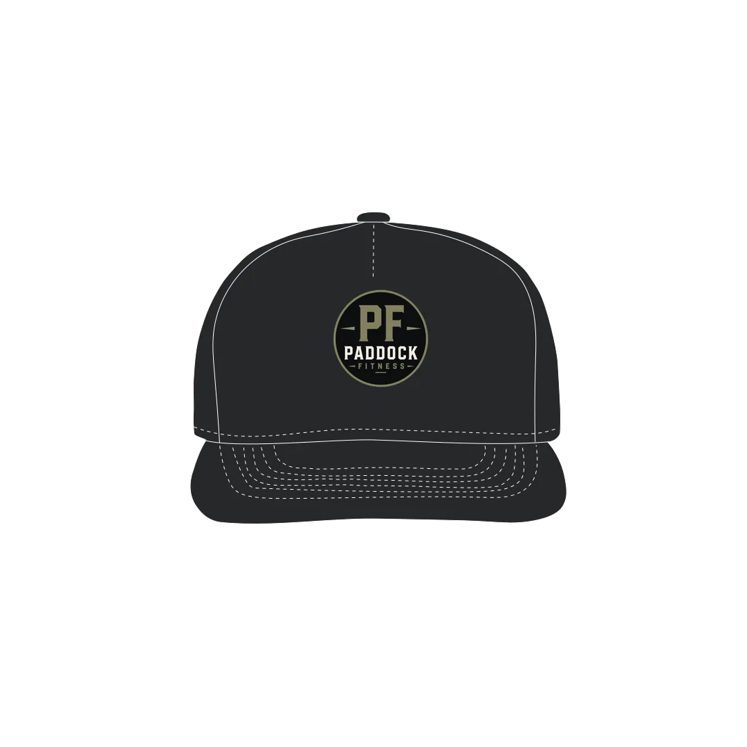 Black front flat lay