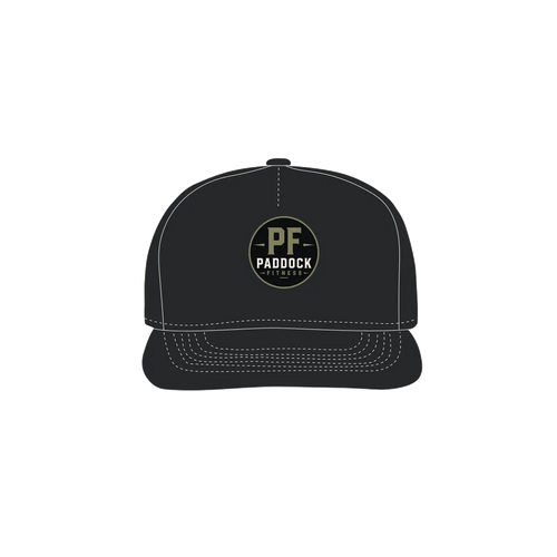 Black front flat lay