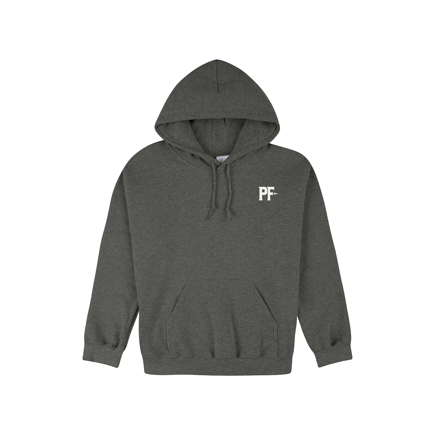 Dark Heather front flat lay