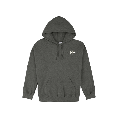 Dark Heather front flat lay