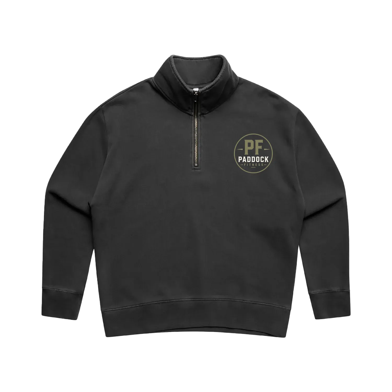 Faded Black front flat lay